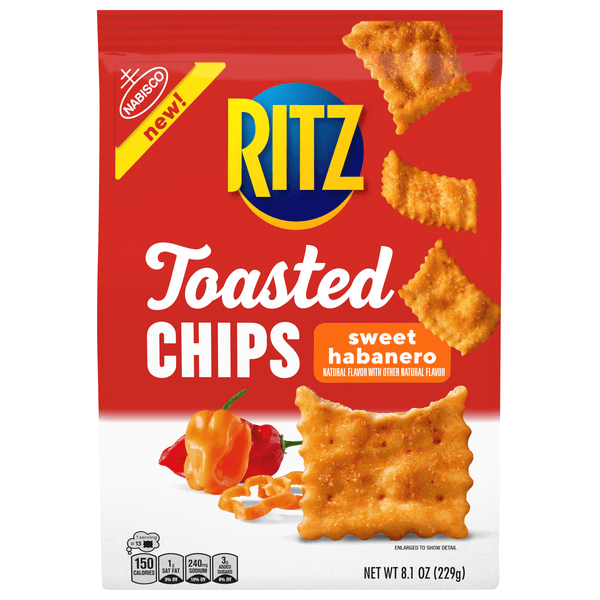 Nabisco Ritz Sweet Habanero Toasted Chips