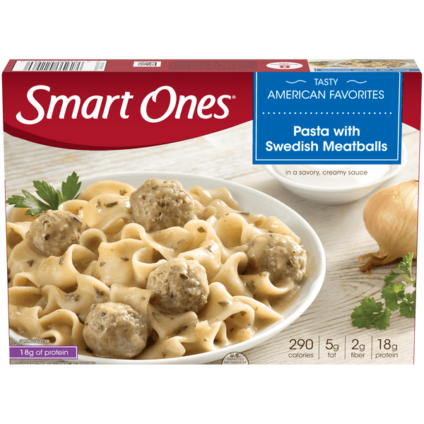 Smart Ones Pasta With Swedish Meatballs & Creamy Sauce  Meal