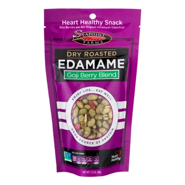 Seapoint Farms Dry Roasted Edamame Goji Berries Blend