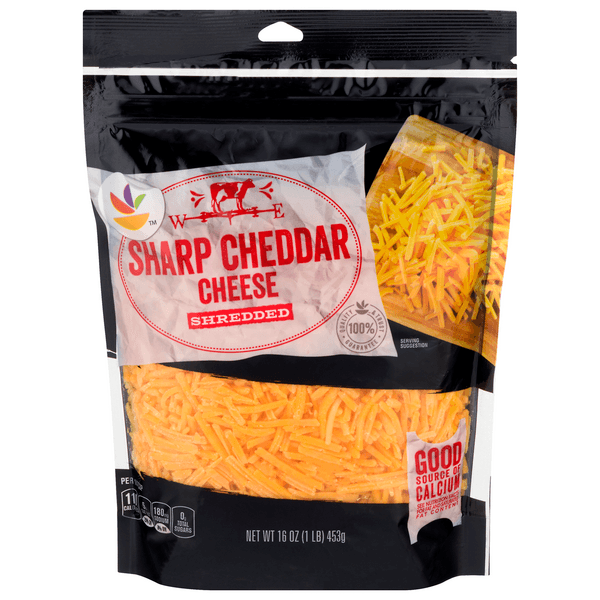 Stop & Shop Shredded Cheese Cheddar Sharp