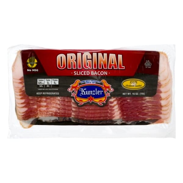Kunzler Bacon Original Sliced