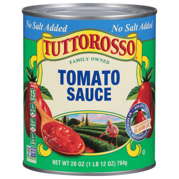 Tuttorosso Tomato Sauce No Salt Added