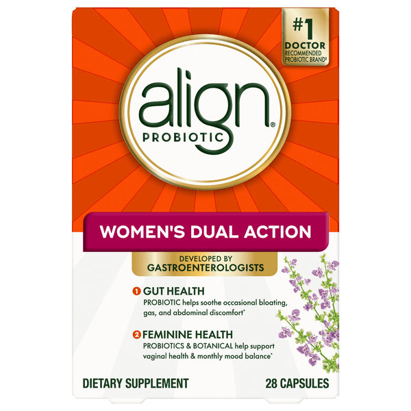 Align Women'S Dual Action, Feminine Health Probiotic, 28 Capsules