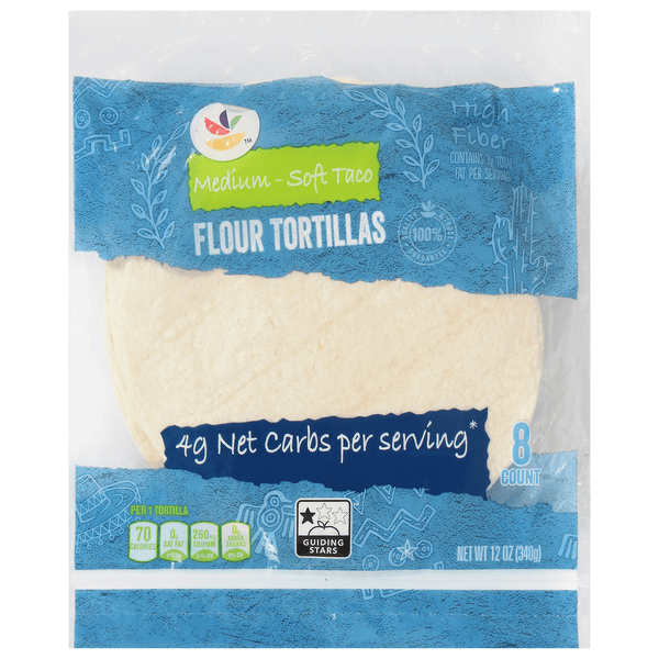 Our Brand Flour Tortillas Medium Soft Taco
