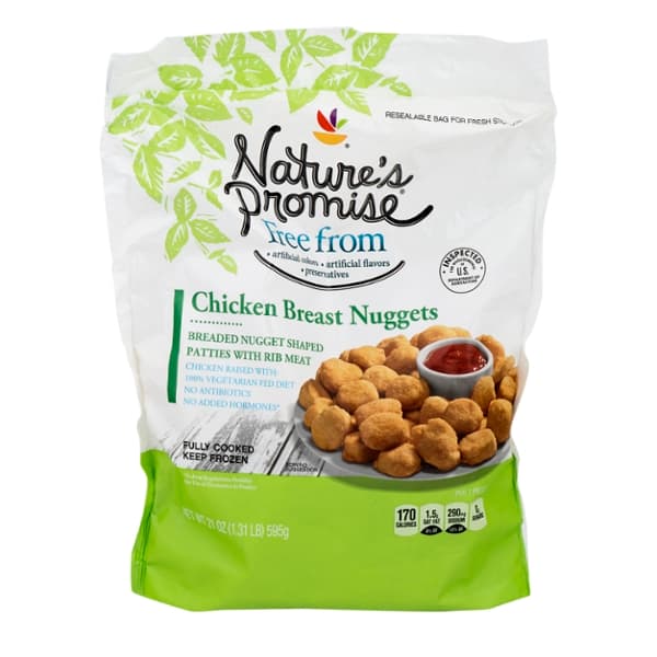 Nature'S Promise Free From Breaded Chicken Breast Nuggets
