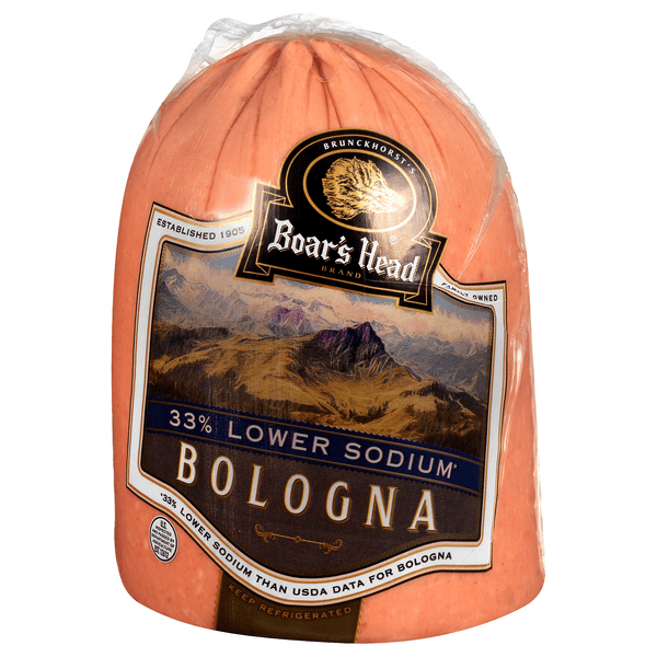 Boar'S Head Deli Bologna Lower Sodium (Thin Sliced