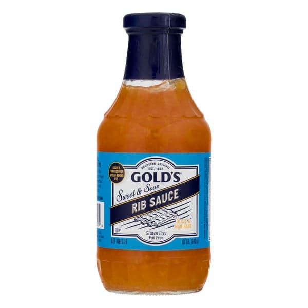 Gold'S Dip 'N Joy Saucy Rib Sauce Sweet & Sour Kosher For Passover