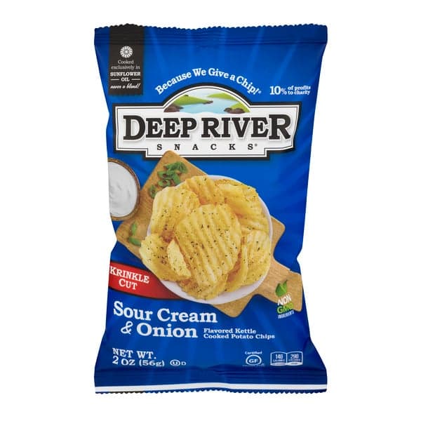 Deep River Snacks Krinkle Cut Sour Cream & Onion