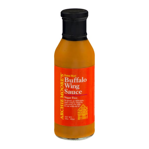Archie Moore'S Extra Hot! Buffalo Wing Sauce Sugar Free