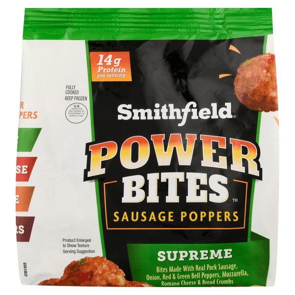 Smithfield Power Bites Sausage Bites Sausage Poppers Suppreme