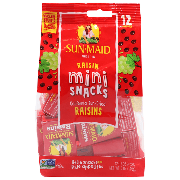 Sun-Maid California Raisins Mini Boxes Natural