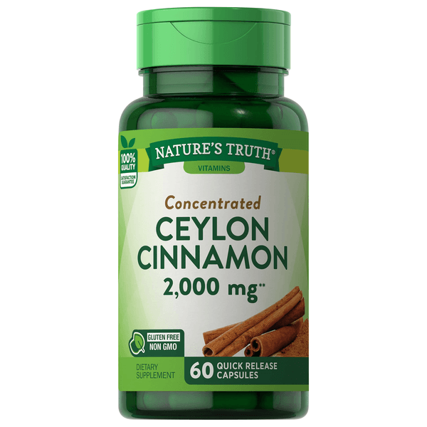 Nature'S Truth Capsules 2, Concentrated Ceylon Cinnamon 60 Capsules