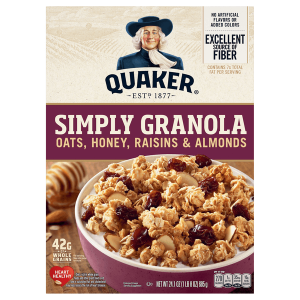 Quaker Simply Granola Oats Honey Raisins