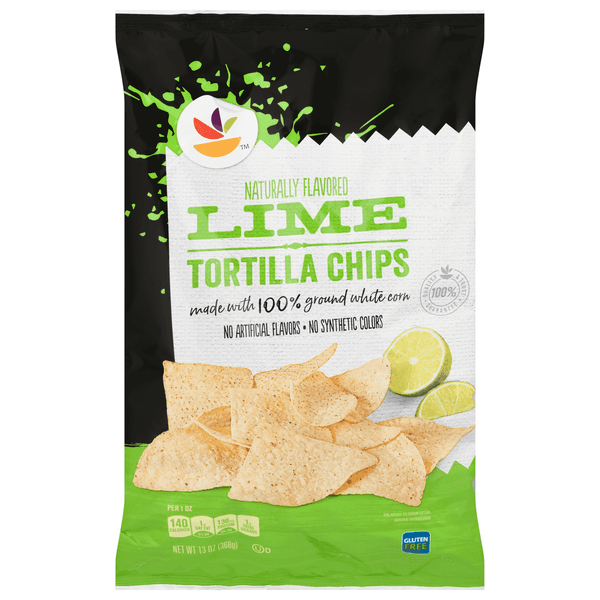 Stop & Shop Tortilla Chips Lime Gluten Free