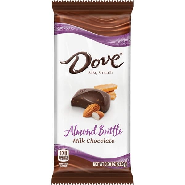 Dove Milk Chocolate Almond Brittle