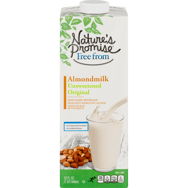 Nature'S Promise Free From Almondmilk Unsweetened Original