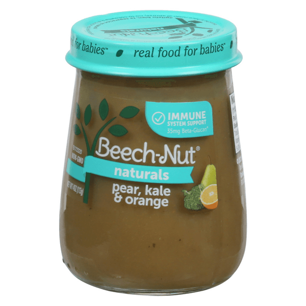 Beech-Nut Naturals Baby Food Pear Kale & Orange