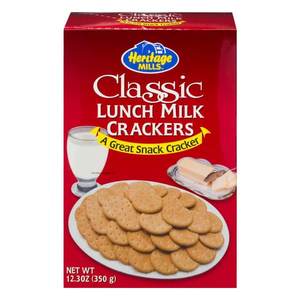Heritage Mills Crackers Classic Lunch Milk