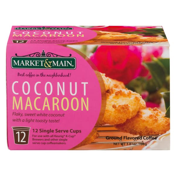 Market & Main Ground Coffee Coconut Macaroon K