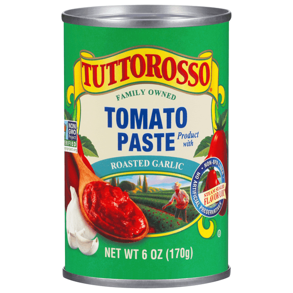 Tuttorosso Tomato Paste With Roasted Garlic