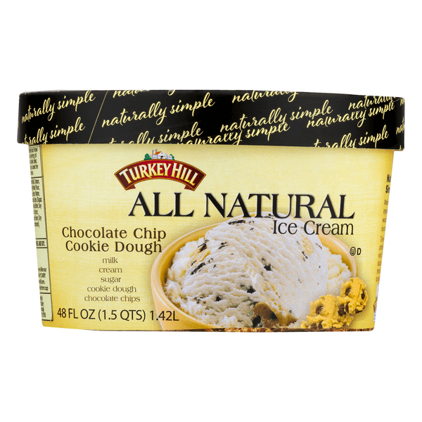 Turkey Hill All Natural Ice Cream Chocolate Chip Cookie Dough