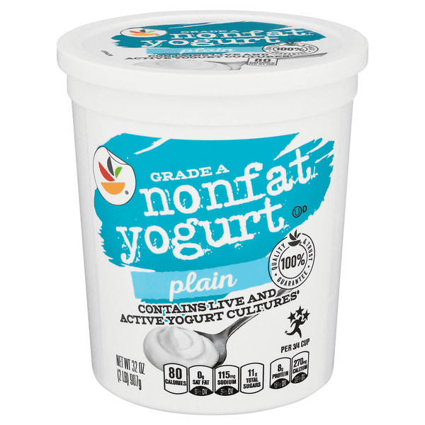 Stop & Shop Non Fat Plain Yogurt