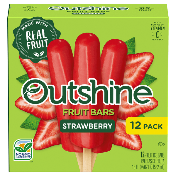 Outshine Fruit Ice Bars Strawberry