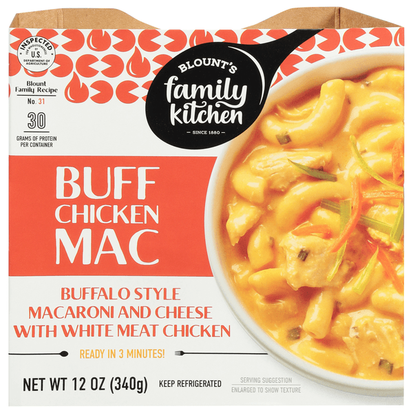 Blounts Family Kitchen Buffalo Macaroni & Cheese W/Chicken Bowl