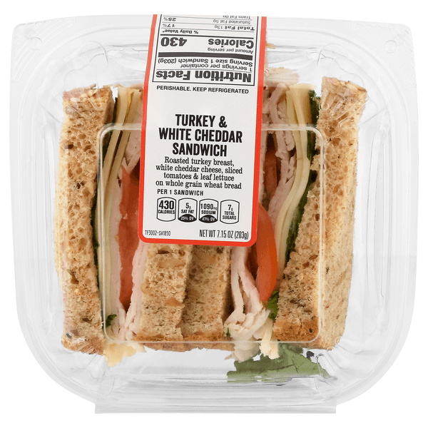 Stop & Shop Deli Sandwich Turkey & White Cheddar