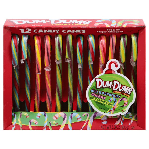 Is it Caffeine Free? Dum Dums Canes 3 Flavor