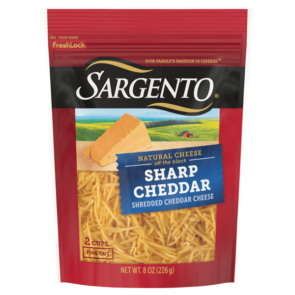Sargento Cheese Natural Shredded Sharp Cheddar