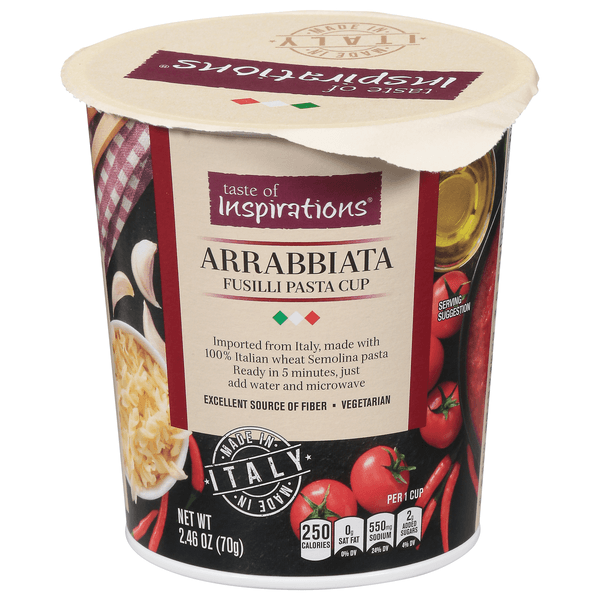 Taste Of Inspirations Arrabbiata Fusilli Pasta