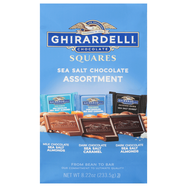 Ghirardelli Chocolate Squares Sea Salt Chocolate Assortment