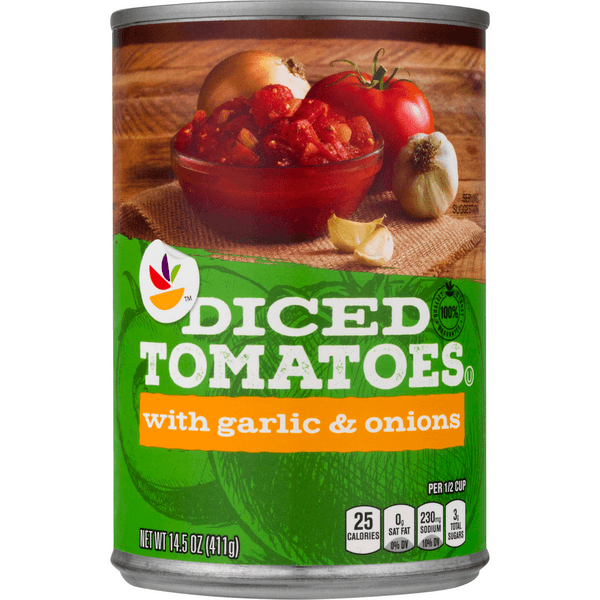 Stop & Shop Diced Tomatoes With Garlic & Onions