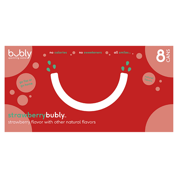 Is it Fish Free? Bubly Sparkling Water Strawberry Cans