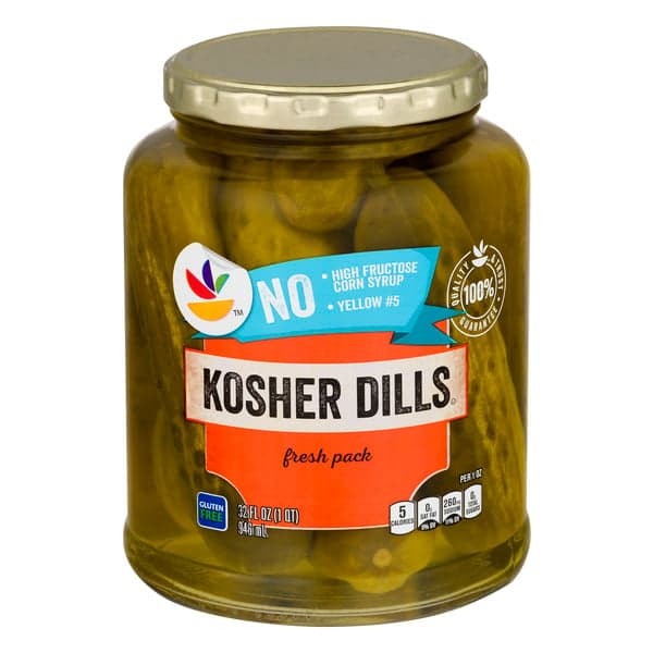 Stop & Shop Kosher Dills Pickles Whole