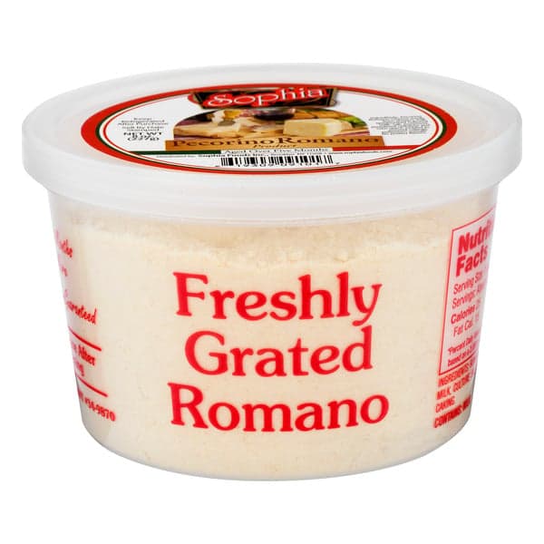 Sophia Pecorino Romano Cheese Grated