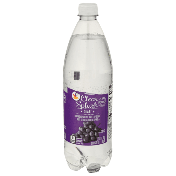Stop & Shop Clear Splash Sparkling Water Beverage Concord Grape