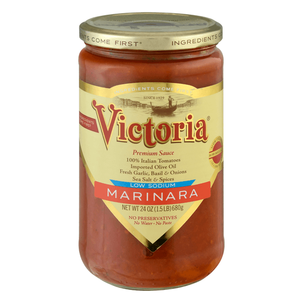 Victoria Sauce Marinara Low Sodium Jar