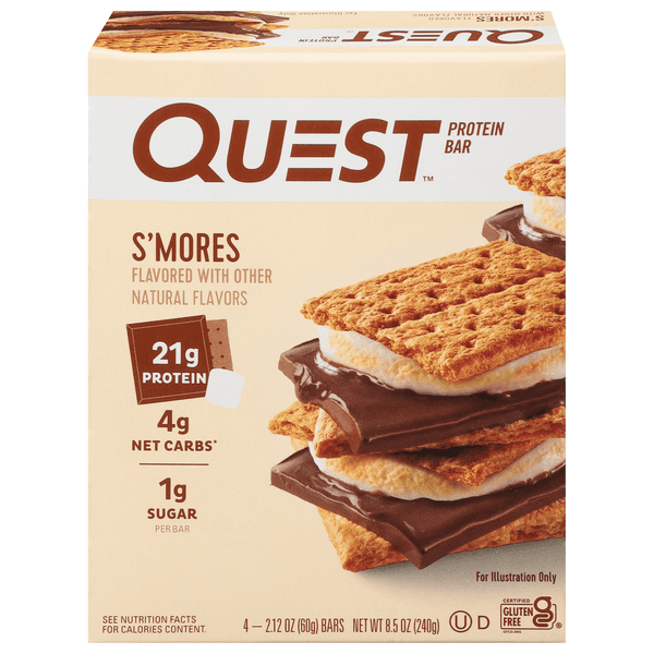 Quest High Protein Bar S'Mores Low Carb Keto
