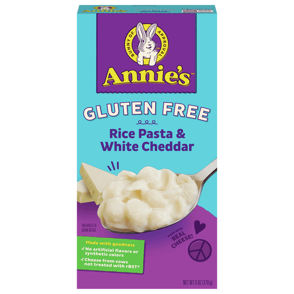Annie's Homegrown Gluten Free Rice Shells & Creamy White Cheddar Macaroni & Cheese