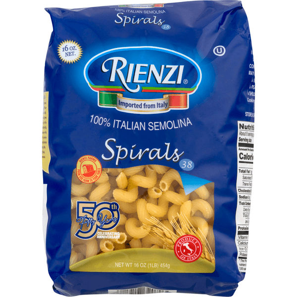 Rienzi Pasta Spirals