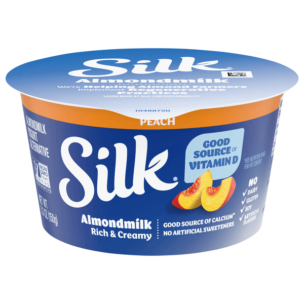 Is it Black Pepper Free? Silk Yogurt Alternative Dairy Free Almondmilk Peach