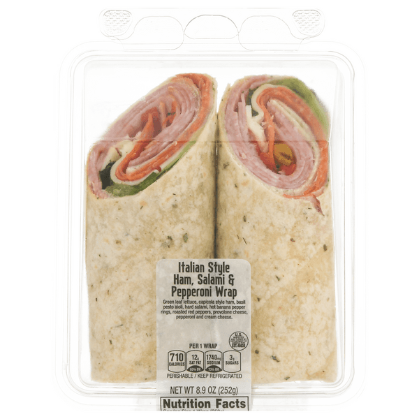 Stop & Shop Ham Salami & Pepperoni Wrap Italian Style