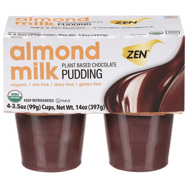 Zen Almond Milk Plant Based Chocolate Pudding