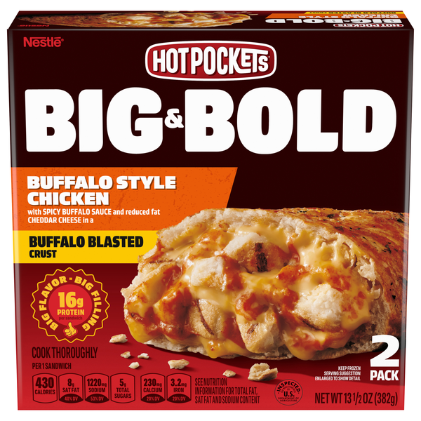 Hot Pocket Big & Bold Buffalo Style Chicken