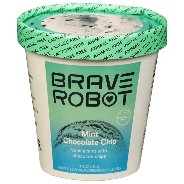 Brave Robot Animal-Free Ice Cream Mint Chocolate Chip