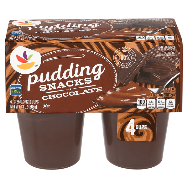 Stop & Shop Pudding Snacks Chocolate Gluten Free