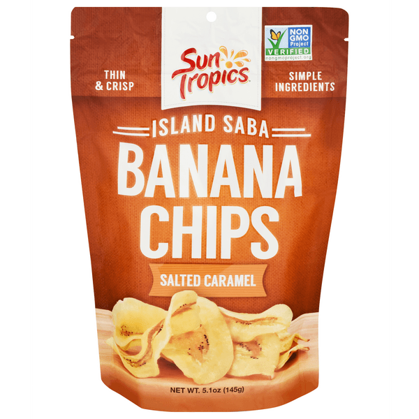 Sun Tropics Island Saba Banana Chips Salted Caramel