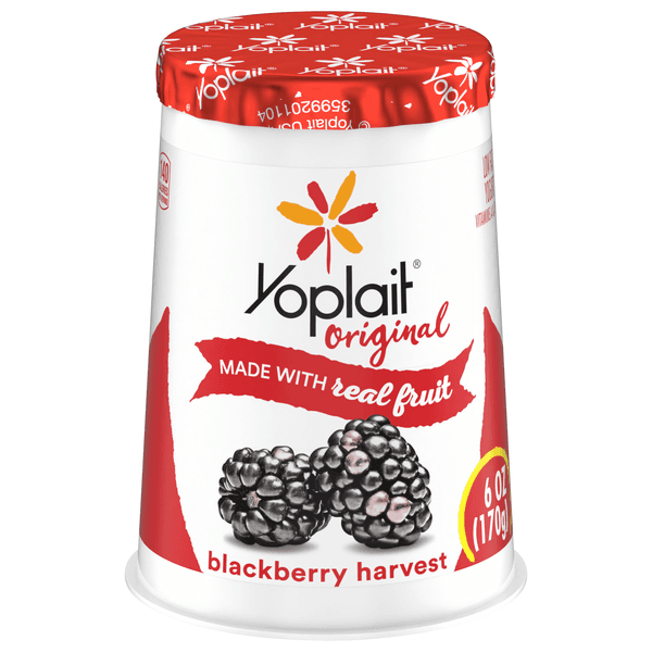 Yoplait Original Yogurt Low Fat Blackberry Harvest